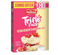 National Trifle Pack - Vanila Custard + Strawberry Jelly