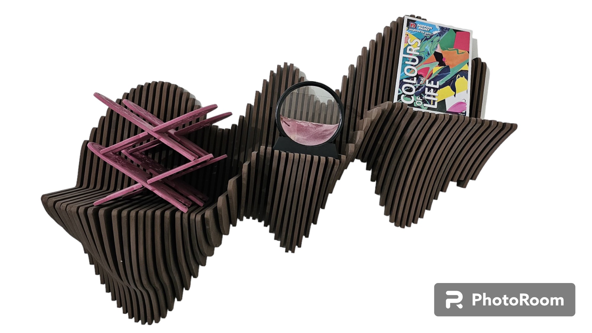 Brown Wall Rack