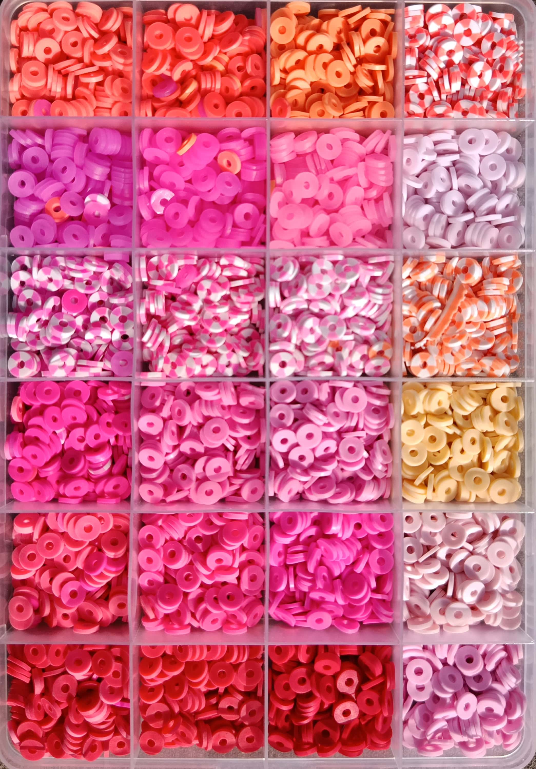Polymer clay beads