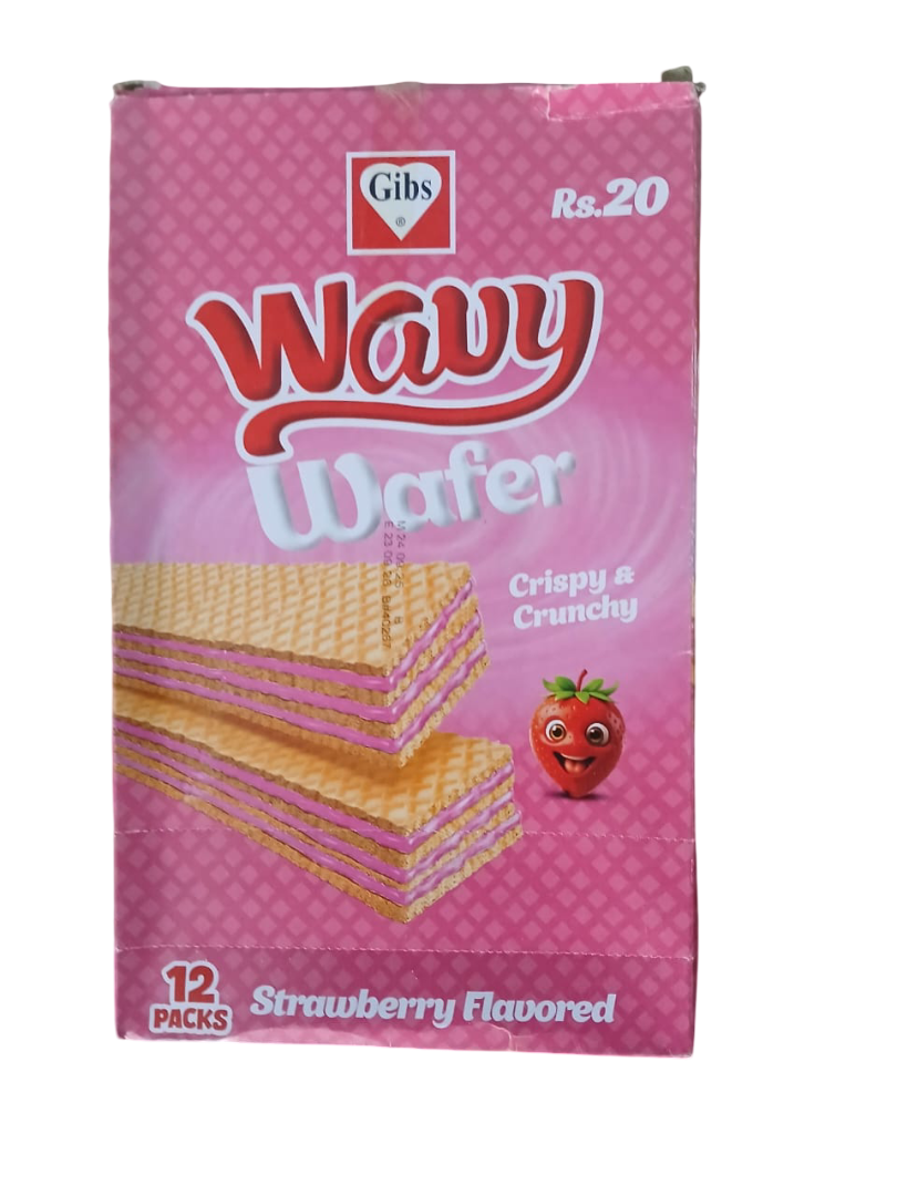 Wavy Wafer -Strawberry