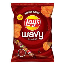 Lays Wavy Texas BBQ - Rs.50