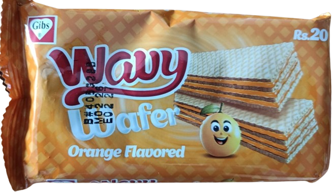 Wavy Wafer - Orange